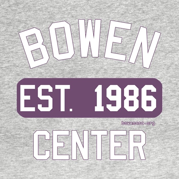 Bowen Center 1986 (Purple White Full) by The Bowen Center